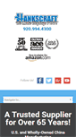 Mobile Screenshot of hankscraftpop.com